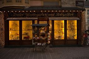 candlelight display case
