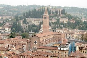 view of the church in verona