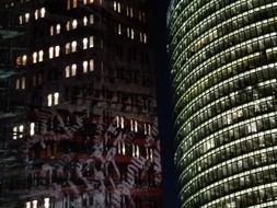 Berlin in night lighting