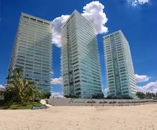 three large run-line hotels in Puerto Vallarta, Mexico