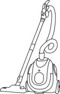 drawing of a vacuum cleaner