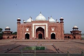 Beautiful Taj Mahal mosque in India