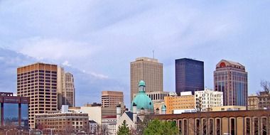 Cityscape of dayton ohio