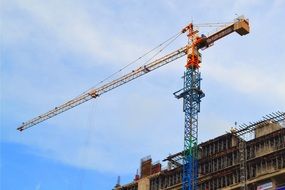 crane construction building