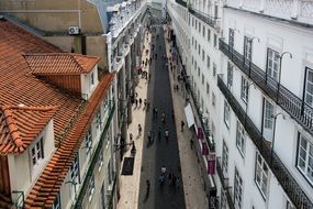 Walking street in Lisbon