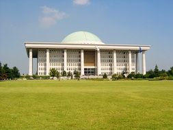 the National Assembly building in Korea