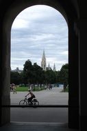 distant view of the sights of Vienna