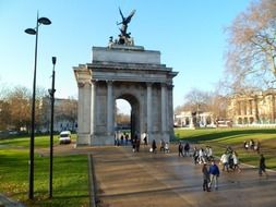 marble arch in the park