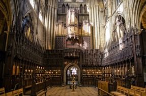 catholic cathedral interior in North Yorkshire