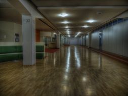 interior of an industrial plant in Nuremberg, Germany