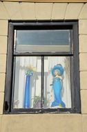 Home decoration on the windowsill