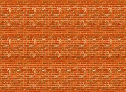 red wall, brickwork, pattern