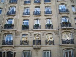 historical building with ornate facade, detail, france, paris