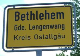 town sign germany