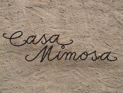 easa mimosa name on a house