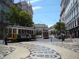 Trams in lisbon