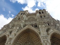 portal of Notre Dame cathedral, France, paris