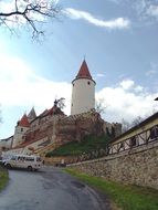 photo of a fortress on a hill in the Czech Republic