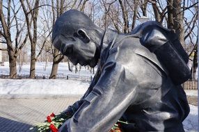 afghanistan war soldier monument, russia, kirov