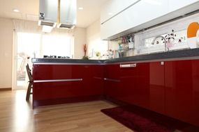 modern kitchen interior