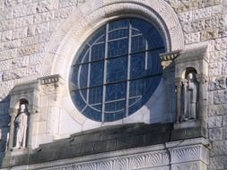 round church window