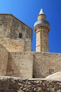 tower of a muslim mosque in the east