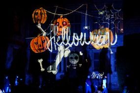 black halloween celebration