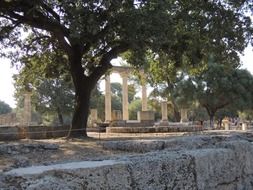 monument in olympia greece