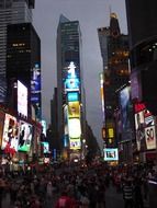 times square in NYC