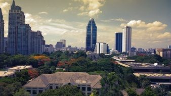 View of the Bangkok