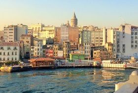 Landscape of Historical buildings in Istanbul