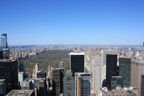 skyscraper in central park, new york