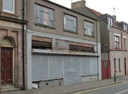 old abandoned shop