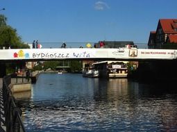 city bridge in bydgoszcz in poland