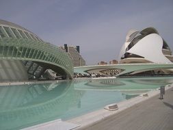 city of arts and sciences in Valencia Spain