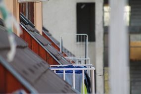 modern balconies on the roof