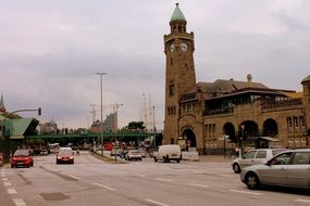 landing bridge in Hamburg, Germany