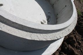 concrete gray texture close-up