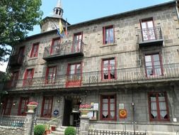 france grey building