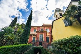 italian villa near the garden