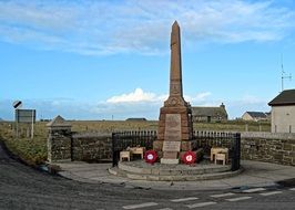 War monument in the Orkney