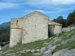 hillside roman style church