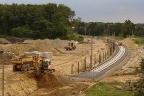 railway track construction in Uelzen