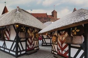 gingerbread houses at the Christmas market in Nuremberg