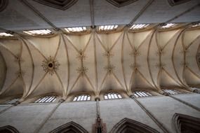 Interior in the Gothic style of Ulm Cathedral