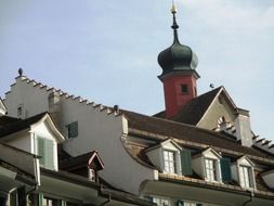tower with a dome on the building