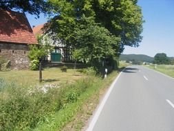 Farm on countryside