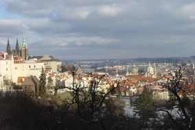 winter in the prague