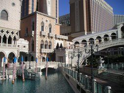 cityscape of eastern architecture of Las Vegas