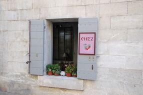 window shutters opening
